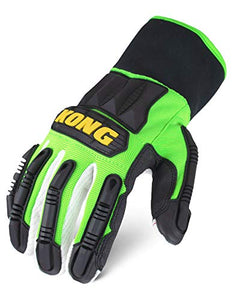 ironCLaD Guantes resistentes a los impactos, verde, M, PR