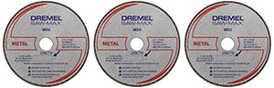 Dremel SM510c 3 pulgadas rueda de corte de metal, paquete de 3