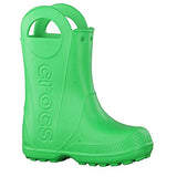 crocs - Botas de Lluvia para niños, Ligeras, Resistentes al Agua, Verde césped, 14 MX M Niñito