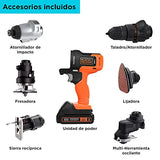 BLACK+DECKER Juego de Herramientas MATRIX 6 Piezas MTX20K6A-B3