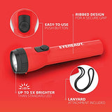 Eveready, Linterna LED Brillante para emergencias y Equipo de Campamento, luz Flash con Pilas AA Incluidas, Paquete de 4