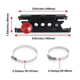 SuLokiy Soporte universal de montaje para extintor de incendios con barra antivuelco de liberación rápida 6061-T6 Billet Aluminio Compatible con Jeep Wrangler UTV Polaris RZR Ranger Can-Am Maverick ATV