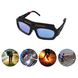 Extaum Solar Powered Auto Oscurecimiento Soldadura Goggle M?scara Lente Ancho Casco Soldador Gafas PC Lens Ojo Gafas para Protecci?n de Soldadura Soldadura por Arco Soldadura de Pulido