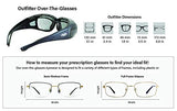 Global Vision Outfitter - 2 pares de gafas de seguridad con marco negro transparente + lentes amarillas acolchadas, ajuste sobre gafas de seguridad