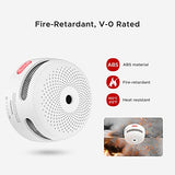 X-Sense Mini Smoke Detector, 10-Year Battery Photoelectric Smoke Fire Alarm with LED Indicator & Silence Button, XS01