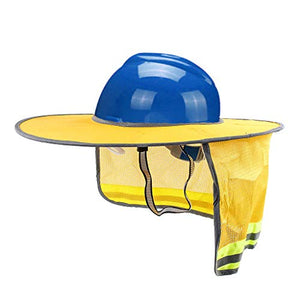 Sombrero Con Casco De Seguridad Para Protección Del Sol En El