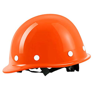 HARDHAT Casco Resistente, Casco FRP: DiseñO De Malla Transpirable, Casco De Seguridad De ConstruccióN con Sistema De SuspensióN Ajustable De 4 Puntos.