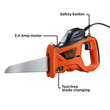 Black & Decker PHS550B 3.4-Amp Powered Handsaw with Storage Bag