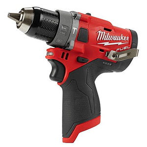 Milwaukee Electric Tools MLW2504-20 M12 - Taladro de martillo de combustible de 1/2 pulgada (baro) (Reacondicionado)