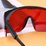 itchoate Gafas de protección láser para Gafas Protectoras de depilación IPL/E-Light - Rojo