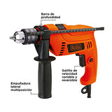 BLACK+DECKER Rotomartillo 1/2 Pulgadas con 40 Herramientas HD565K-B3