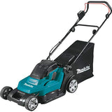 Makita XML05PT (36V) Litio inalámbrico 18V X2 LXT 17" Kit de cortacésped residencial (5.0Ah), Color Azul