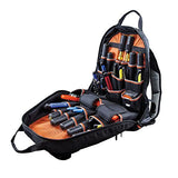 Mochila para herramientas Tradesman Pro™ de 44,5 cm en color negro con 35 bolsillos para trabajo pesado - 55475 Klein Tools