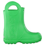 crocs - Botas de Lluvia para niños, Ligeras, Resistentes al Agua, Verde césped, 14 MX M Niñito