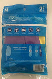 Mr. Clean Mr. Clean Guantes de látex reutilizables medianos, 2 colores, 2 piares, 2 unidades