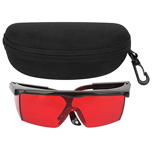 Gafas de Protección Para Los Ojos Con Láser de Pc Gafas Antirráseres de Seguridad Con Estuche(Rojo) gafas de protección