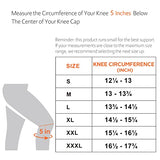 Omples Rodillera con bisagras para menisco, rodillera de compresión con estabilizadores laterales para hombres y mujeres, rodillera de rótula para dolor de artritis, MCL desgarro ACL correr y entrenar (XL)