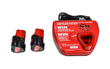 Milwaukee 2486-22 M12 - Kit de amoladora recta de 12 V con (2) batería de 2.0 Ah, cargador y bolsa de herramientas