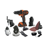 BLACK+DECKER Juego de Herramientas MATRIX 6 Piezas MTX20K6A-B3