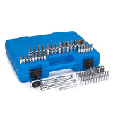 NEIKO 01146A Premium Master Combination Bit Socket Wrench Set | 62 Piece | SAE and MM | 1/4" and 3/8” Drive | Ratchet and Extensions | Torx | Hex | E-Torx | Screwdriver | S2 Steel Bits | Cr-V Sockets