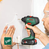 Bosch Home and Garden AdvancedDrill 18 2-Gang-Akku-Bohrschrauber 18V incluye batería recargable incluida Koffer, incluye