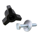 DCT 3 Star Knobs Kit de pomos roscados de 1/4"-20, perno con perilla, perilla de sujeción, perillas y pernos de pista en T 10 unidades