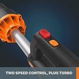 Worx 40 V Pro LEAFJET - Soplador de Hojas inalámbrico con Motor sin escobillas (Solo Herramienta) - WG585.9