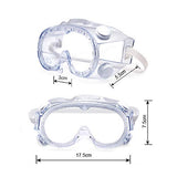 360o Gafas Quirúrgicas Médicas,respirable Gafas Quirúrgicas Médicas Splash Gafas A Prueba De Polvo Uso Unisex Transparente