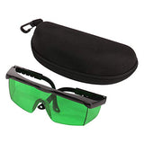 Gafas de seguridad protectoras, gafas de visibilidad láser Gafas de mejora Gafas para nivel láser Protección ocular Gafas de seguridad, gafas de protección láser(Verde)