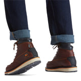 Timberland PRO Gridworks Botas de trabajo industriales impermeables con punta suave de 6 pulgadas para hombre, Marrón, 9 US