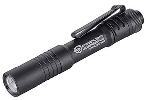 Streamlight 66601 250 Lumen MicroStream USB Rechargeable Pocket Flashlight with 5" USB Cord and Lanyard, Clamshell Packaging, Black