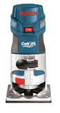 Bosch PR20EVSNK Kit de instaladores Colt 5.7 Amp 1 HP Router de velocidad variable con base fija con 3 bases variadas y guía de borde