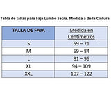 ARTROMED | Faja Soporte Sacro Lumbar, Cómoda y Transpirable, Doble Presurización Cinturón de Faja Ortopedica Lumbar con Correas de Compresión Ajustables, Adecuado para Aliviar el Dolor en la Espalda Baja y Ciática (Mediana)