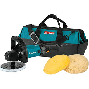 Makita 9237 CX3 7-inch lijadorapolisher-sander de velocidad variable con Kit de pulido