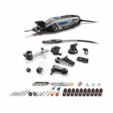 Dremel 2500-01 Multi-Vise o Prensa de Banco + DREMEL 4300-9/64 Mototool con 9 Aditamentos 64 Accesorios Maletín Metálico