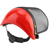 Yeaphy - Casco de seguridad con visera de malla para troncos, cortadores de escobillas, protección forestal, casco de cortacésped de malla