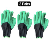 GYYVES 3 pares de guantes de jardinería para hombres y mujeres, guantes de jardín medianos para exteriores, guantes de trabajo para patio, el mejor regalo de jardinería