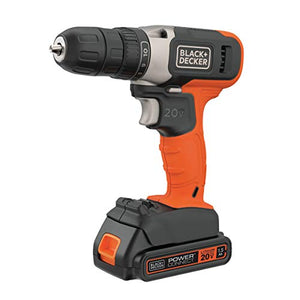 BLACK+DECKER Taladro/Atornillador Inalámbrico 20V MAX* BCD702C1-B3