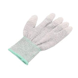 X-DREE 10 13 Full Fingers Nylon Labor Protection Guantes antideslizantes antiestáticos Gris Verde(10 13 Full Fingers Nylon Labor Protection Guantes antideslizantes antiestáticos Gris Verde