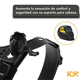 KINGSMAN | Soldadora Inverter Doble Voltaje 130AMP - Máquina para Soldar 110/220V y 60Hz + Kit de electrodos 6013 y cepillo de alambre + Careta Electronica Vision HD - Casco Para Soldar