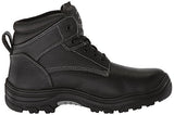 Skechers, Bota Industrial para Hombre, Burgin-Tarlac 77143, negro, cuero, (Black Embossed Leather), 26 Ancho Medio