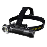 Nitecore HC35 - Linterna frontal LED recargable, 4 x CREE XP-G3 S3 con 2 x NL2150HPR y NL2140 baterías recargables de iones de litio