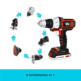 beyond by BLACK+DECKER Juego de 6 Herramientas Inalámbricas 20V con 8 Brocas AZBDMT1206