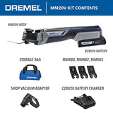 Dremel Multi-Max MM20V-01 Kit multiherramienta oscilante inalámbrico con (1) batería, gris