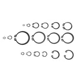 300Pcs 2-32mm Kit de Anillos de Retención E-Clip Snap Circlip Kit Juego de Surtido de Anillos de Retención Externos