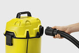 Karcher 1.098-305.0 Aspiradora multiuso WD1, Amarillo (7 piezas)