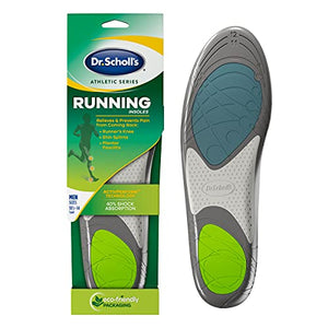 Dr. Scholl’s Athletic Series Running Insoles for Men, Small, 1 Pair, Size 7.5-10