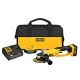 DEWALT Kit Mini Esmeriladora Inalámbrica 20V MAX* 4-1/2 Pulgadas DCG412P2