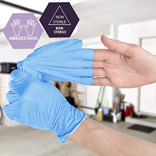 Vivid Guantes blancos para examen de grado médico, sin polvo, látex,  ideales para profesionales, uso doméstico, industria de belleza, 3 mil –  Paquete