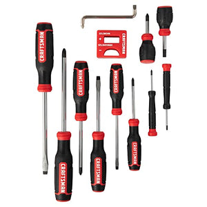 CRAFTSMAN Juego de destornilladores, bimaterial, 12 piezas (CMHT65071N)